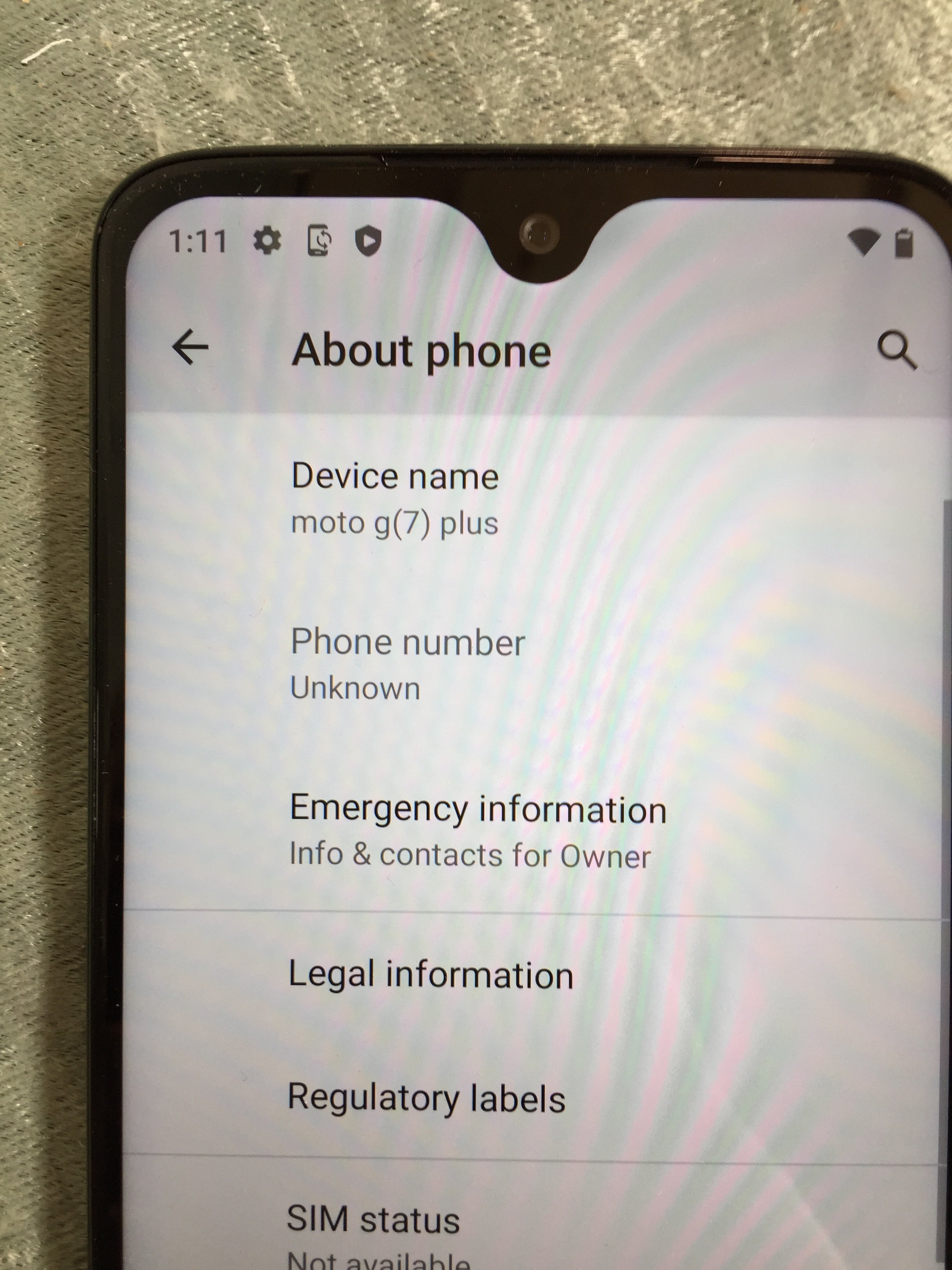 Moto G7 Plus - 64GB - XT1965-T - 16MP Camera - OPEN BOX (7617183711470)